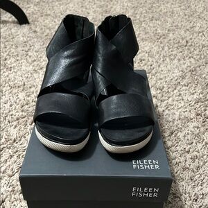 Eileen Fisher Black Women's Shoes 7m